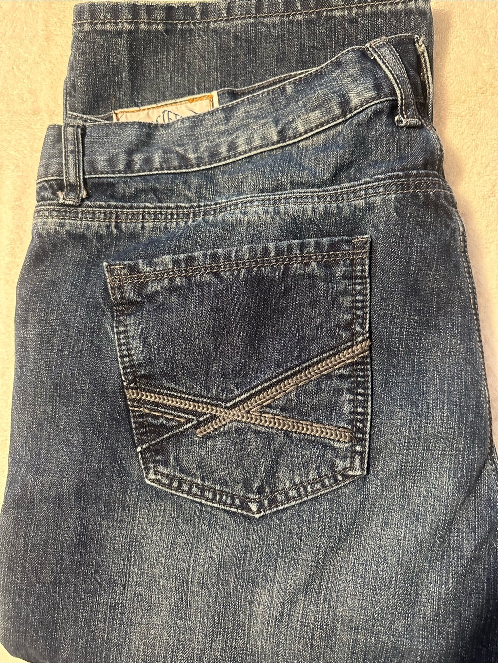 2 Pairs Men's  Stetson 1014  Rocker Bootcut Jeans